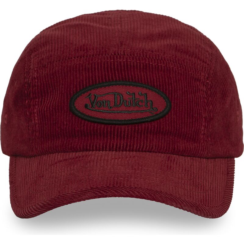 gorra-5-panel-curva-roja-ajustable-c5p-vel04-de-von-dutch