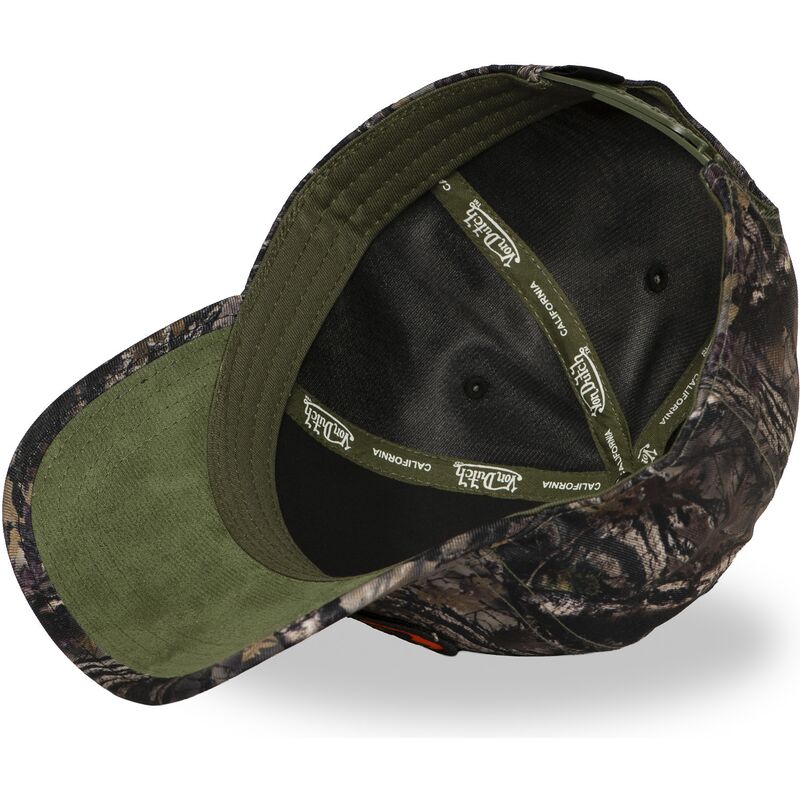gorra-curva-verde-y-marron-snapback-reka01-de-von-dutch