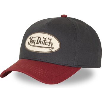Gorra curva azul marino y roja snapback TERRY FV de Von Dutch