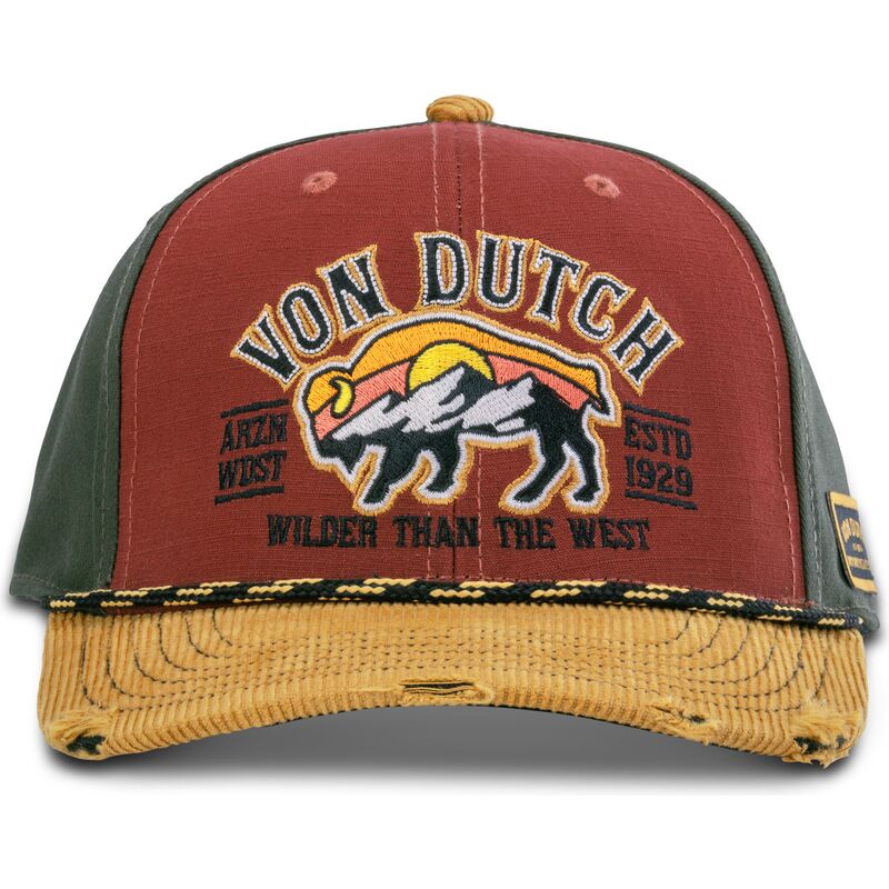 gorra-curva-roja-y-gris-snapback-sem15-de-von-dutch gorra-curva-roja-y-gris-snapback-sem15-de-von-dutch