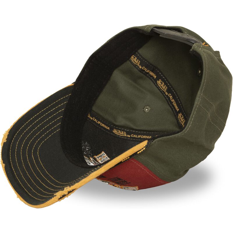 gorra-curva-roja-y-gris-snapback-sem15-de-von-dutch gorra-curva-roja-y-gris-snapback-sem15-de-von-dutch