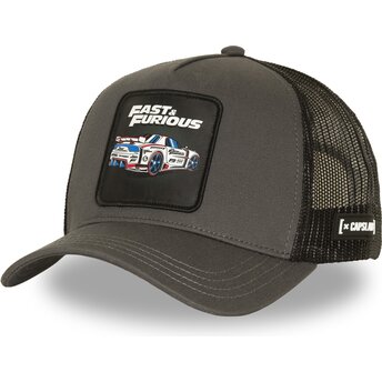 Gorra trucker gris y negra FF01 DRI Fast & Furious de Capslab