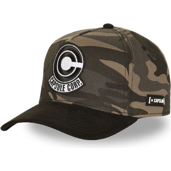 Gorra curva camuflaje snapback Capsule Corporation...