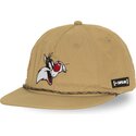 gorra-plana-beige-snapback-silvestre-loo13-goob-looney-tunes-de-capslab