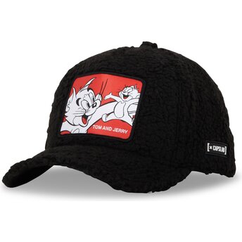 Gorra curva negra snapback Tom y Jerry TAJ5 TJ2 Looney Tunes de Capslab