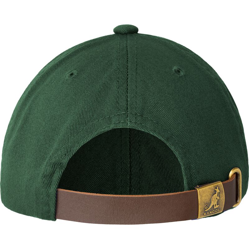 gorra-curva-verde-ajustable-con-logo-rojo-washed-baseball-algae-de-kangol