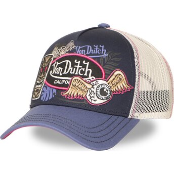 Gorra trucker violeta PATCHES14 de Von Dutch