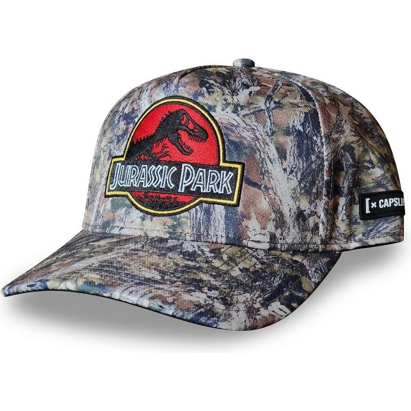gorra-curva-camuflaje-snapback-jur2-cam-jurassic-park-de-capslab gorra-curva-camuflaje-snapback-jur2-cam-jurassic-park-de-capslab