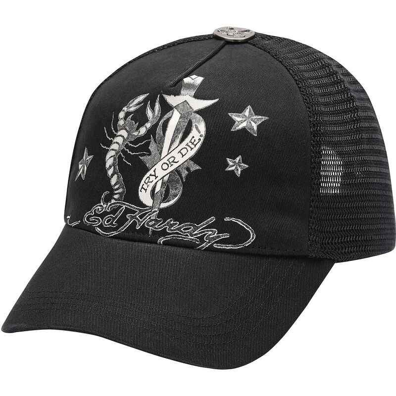 gorra-trucker-negra-dagger-scorpion-de-ed-hardy