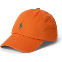 gorra-curva-naranja-oscuro-ajustable-con-logo-verde-cotton-chino-classic-sport-de-polo-ralph-lauren