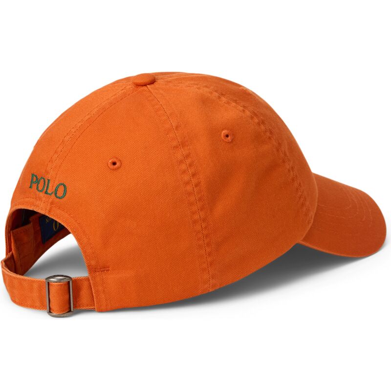gorra-curva-naranja-oscuro-ajustable-con-logo-verde-cotton-chino-classic-sport-de-polo-ralph-lauren