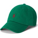 gorra-curva-verde-ajustable-con-logo-rojo-cotton-chino-classic-sport-de-polo-ralph-lauren