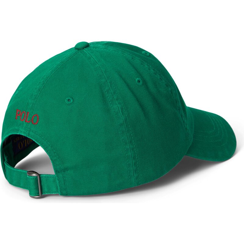 gorra-curva-verde-ajustable-con-logo-rojo-cotton-chino-classic-sport-de-polo-ralph-lauren