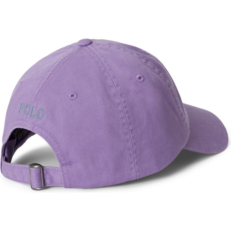 gorra-curva-violeta-ajustable-con-logo-gris-cotton-chino-classic-sport-de-polo-ralph-lauren gorra-curva-violeta-ajustable-con-logo-gris-cotton-chino-classic-sport-de-polo-ralph-lauren