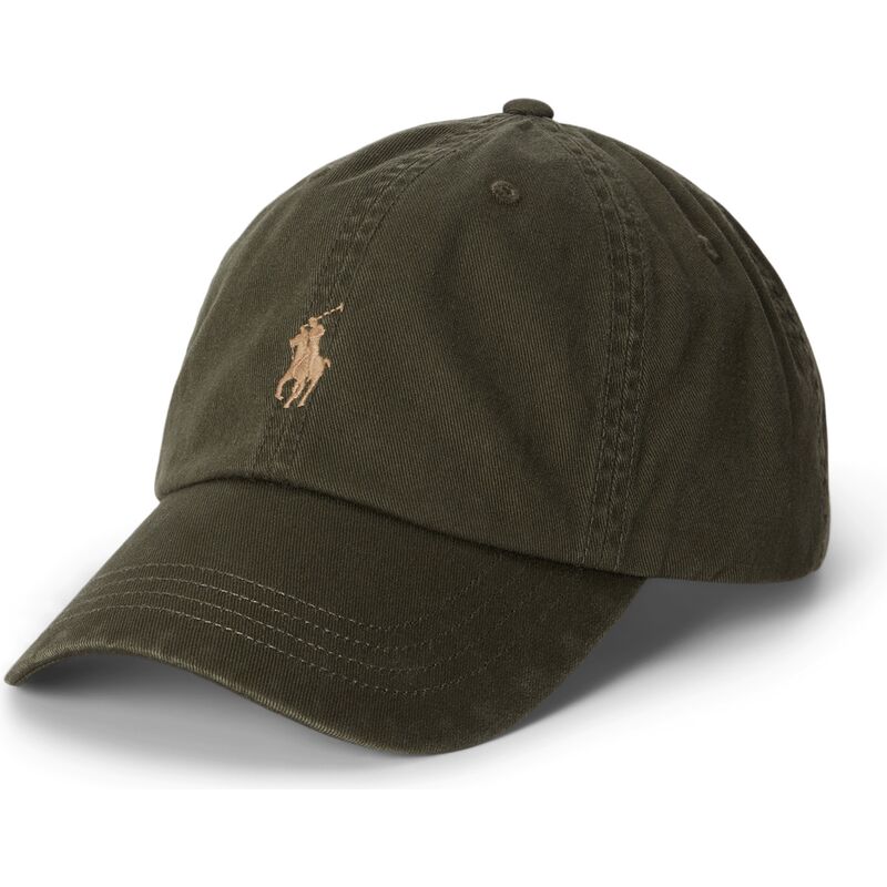 gorra-curva-verde-oscuro-ajustable-con-logo-marron-cotton-chino-classic-sport-de-polo-ralph-lauren