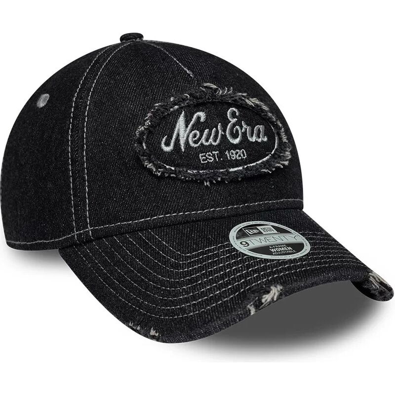 gorra-curva-negra-ajustable-para-mujer-9twenty-a-frame-distress-de-new-era