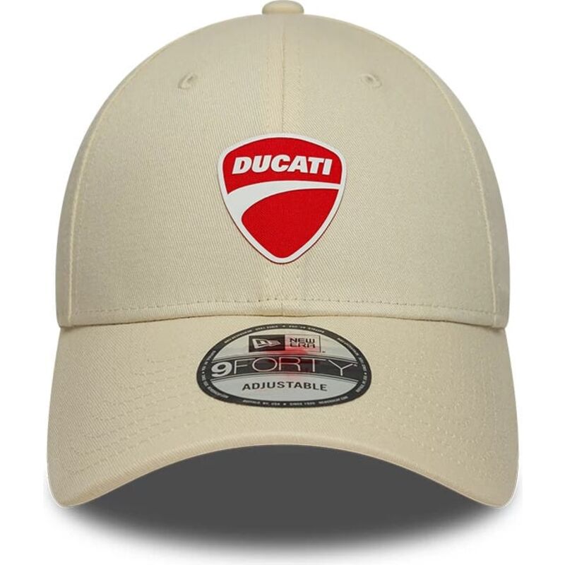gorra-curva-beige-ajustable-9forty-core-de-ducati-motor-motogp-de-new-era