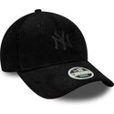 gorra-curva-negra-ajustable-para-mujer-con-logo-negro-9forty-cord-de-new-york-yankees-mlb-de-new-era