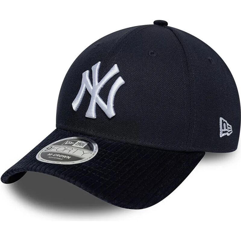gorra-curva-azul-marino-snapback-9forty-m-crown-cord-visor-de-new-york-yankees-mlb-de-new-era