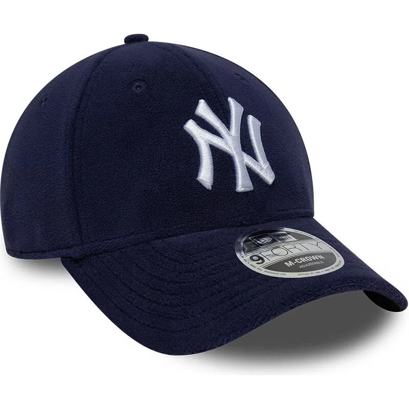 gorra-curva-azul-marino-snapback-9forty-m-crown-fleece-de-new-york-yankees-mlb-de-new-era