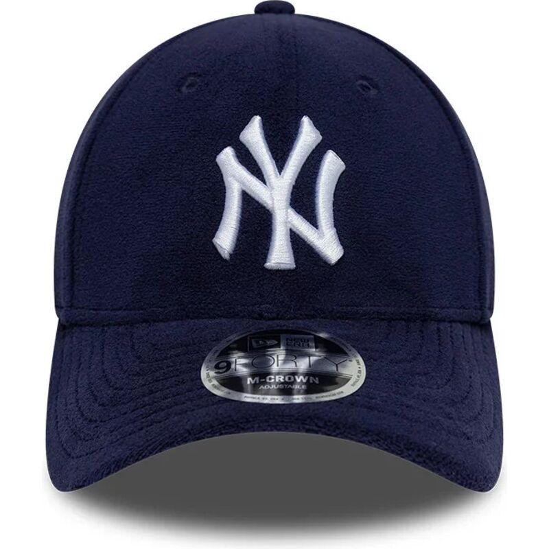 gorra-curva-azul-marino-snapback-9forty-m-crown-fleece-de-new-york-yankees-mlb-de-new-era