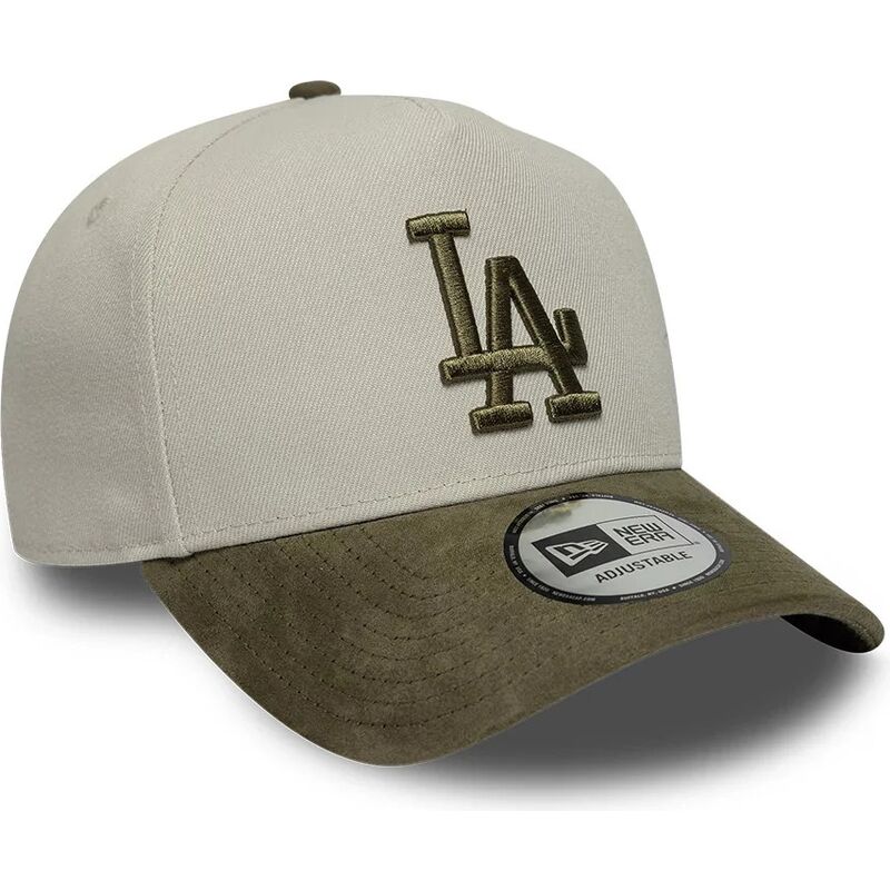 gorra-curva-verde-y-beige-snapback-con-logo-verde-e-frame-suede-visor-de-los-angeles-dodgers-mlb-de-new-era gorra-curva-verde-y-beige-snapback-con-logo-verde-e-frame-suede-visor-de-los-angeles-dodgers-mlb-de-new-era