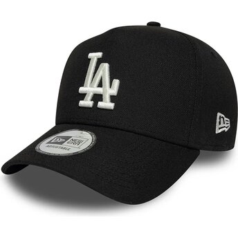 Gorra curva negra snapback E Frame Mythical Icon de Los Angeles Dodgers MLB de New Era