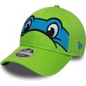 gorra-curva-verde-snapback-para-nino-9forty-m-crown-face-de-leonardo-tortugas-ninja-de-new-era