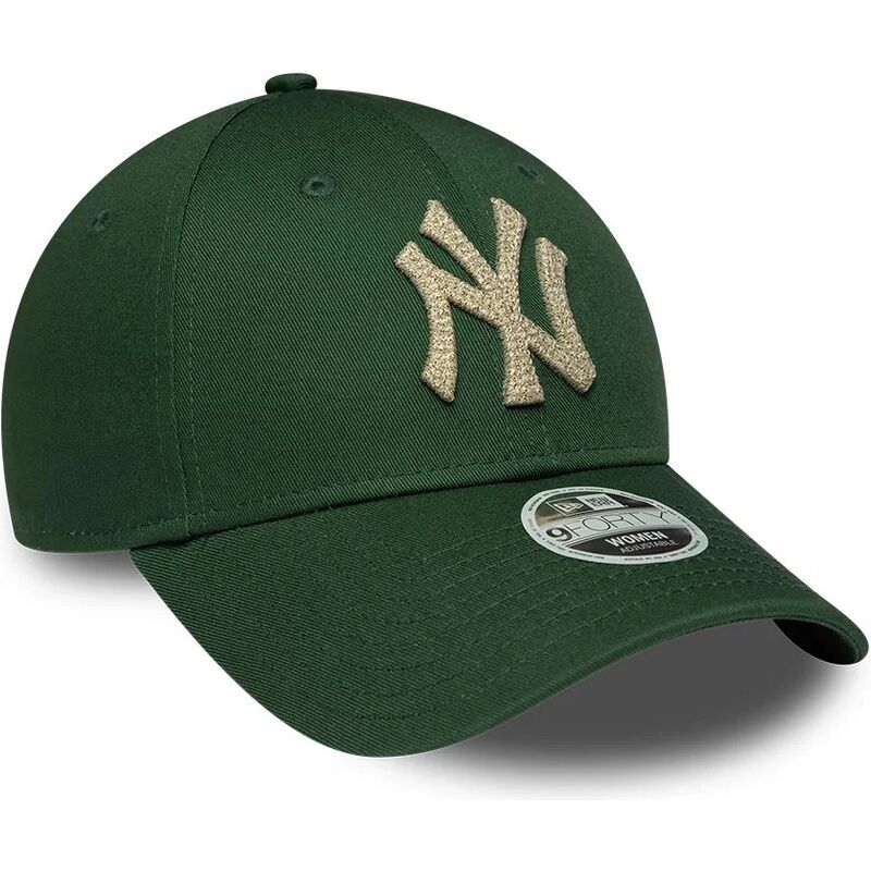 gorra-curva-verde-ajustable-para-mujer-9forty-metallic-de-new-york-yankees-mlb-de-new-era gorra-curva-verde-ajustable-para-mujer-9forty-metallic-de-new-york-yankees-mlb-de-new-era