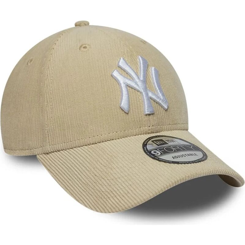 gorra-curva-beige-snapback-9forty-entry-cord-de-new-york-yankees-mlb-de-new-era