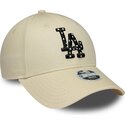 gorra-curva-beige-ajustable-para-mujer-con-logo-negro-9forty-infill-de-los-angeles-dodgers-mlb-de-new-era