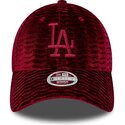gorra-curva-roja-ajustable-para-mujer-con-logo-rojo-9forty-velour-de-los-angeles-dodgers-mlb-de-new-era