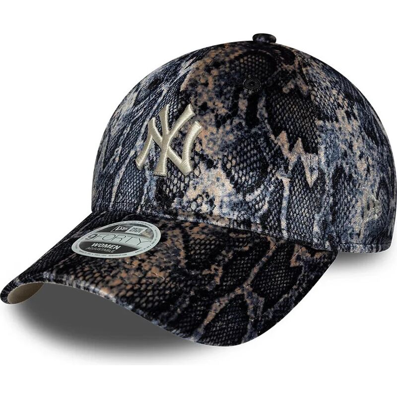 gorra-curva-multicolor-ajustable-para-mujer-9forty-snake-print-de-new-york-yankees-mlb-de-new-era