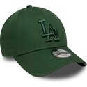 gorra-curva-verde-oscuro-ajustable-para-nino-con-logo-verde-9forty-league-essential-de-los-angeles-dodgers-mlb-de-new-era