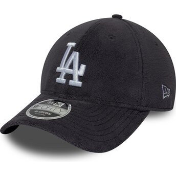Gorra curva gris snapback 9FORTY M-Crown Fleece de Los Angeles Dodgers MLB de New Era