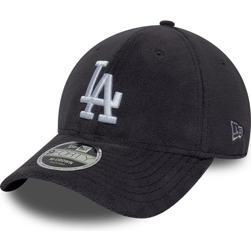 gorra-curva-gris-snapback-9forty-m-crown-fleece-de-los-angeles-dodgers-mlb-de-new-era