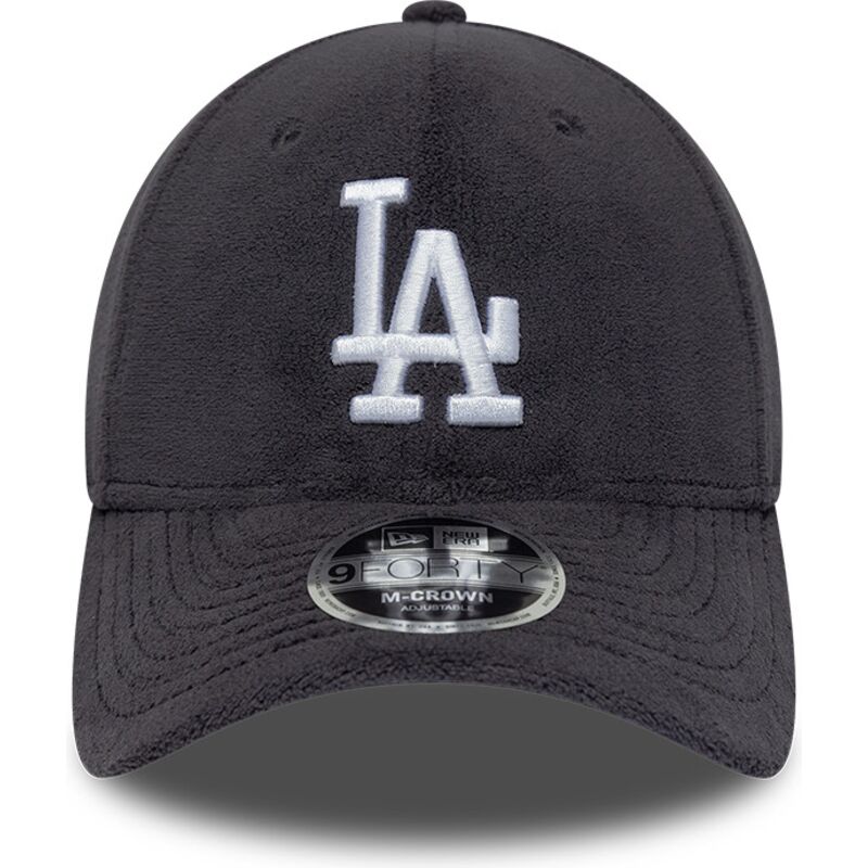 gorra-curva-gris-snapback-9forty-m-crown-fleece-de-los-angeles-dodgers-mlb-de-new-era