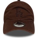 gorra-curva-marron-ajustable-con-logo-marron-9twenty-washed-midi-logo-de-los-angeles-dodgers-mlb-de-new-era