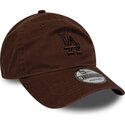 gorra-curva-marron-ajustable-con-logo-marron-9twenty-washed-midi-logo-de-los-angeles-dodgers-mlb-de-new-era
