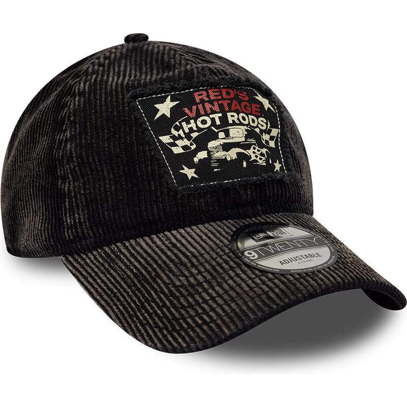 gorra-curva-negra-ajustable-9twenty-patch-acid-cord-hot-rods-de-new-era gorra-curva-negra-ajustable-9twenty-patch-acid-cord-hot-rods-de-new-era