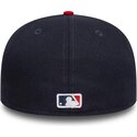 gorra-plana-azul-marino-y-roja-ajustada-59fifty-ac-perf-de-atlanta-braves-mlb-de-new-era