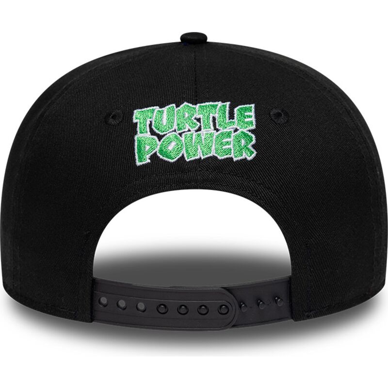 gorra-plana-negra-snapback-para-nino-9fifty-cowabunga-pizza-de-tortugas-ninja-de-new-era