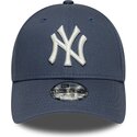 gorra-curva-azul-gris-ajustable-para-nino-9forty-league-essential-de-new-york-yankees-mlb-de-new-era