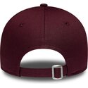 gorra-curva-granate-ajustable-para-mujer-con-logo-rosa-9forty-metallic-de-los-angeles-dodgers-mlb-de-new-era