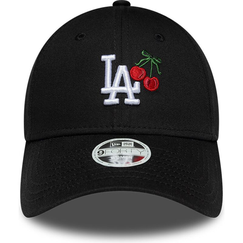 gorra-curva-negra-ajustable-para-mujer-9forty-fruit-icon-cherry-de-los-angeles-dodgers-mlb-de-new-era