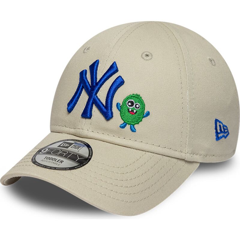 gorra-curva-beige-ajustable-con-logo-azul-9forty-monster-icon-de-new-york-yankees-mlb-de-new-era