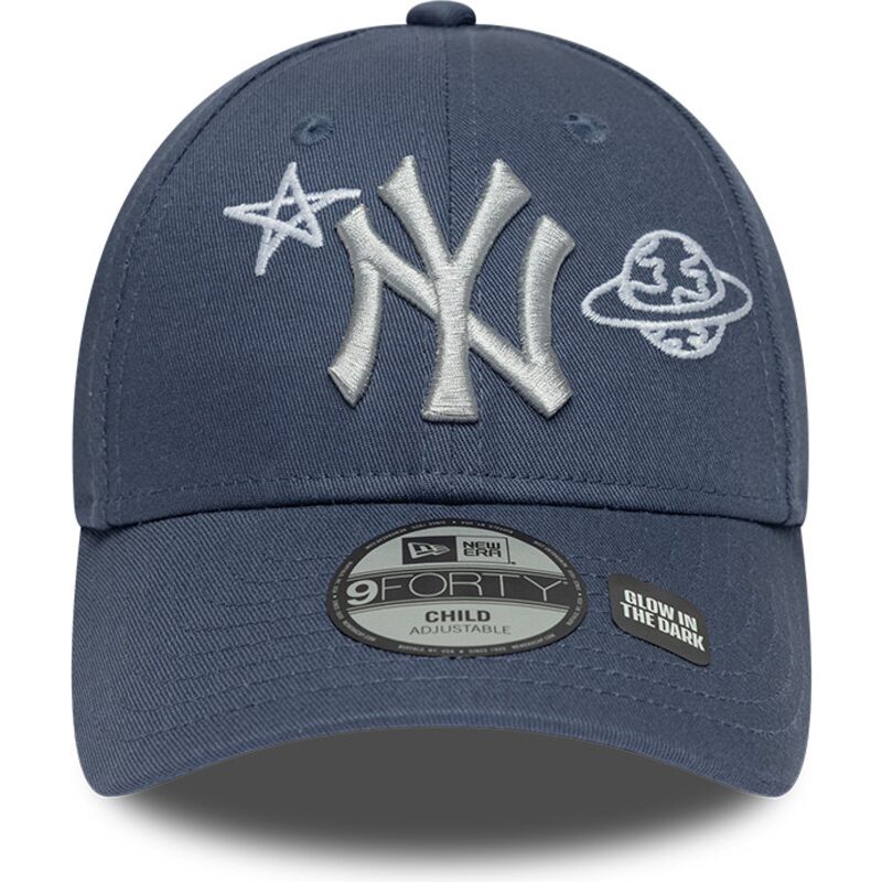 gorra-curva-azul-ajustable-para-nino-9forty-space-glow-in-the-dark-de-new-york-yankees-mlb-de-new-era