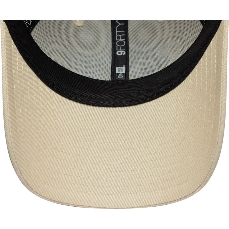 gorra-curva-beige-snapback-para-mujer-9forty-rose-sequin-de-new-york-yankees-mlb-de-new-era