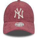gorra-curva-rosa-ajustable-para-mujer-9forty-m-crown-chunky-cord-de-new-york-yankees-mlb-de-new-era