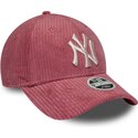 gorra-curva-rosa-ajustable-para-mujer-9forty-m-crown-chunky-cord-de-new-york-yankees-mlb-de-new-era
